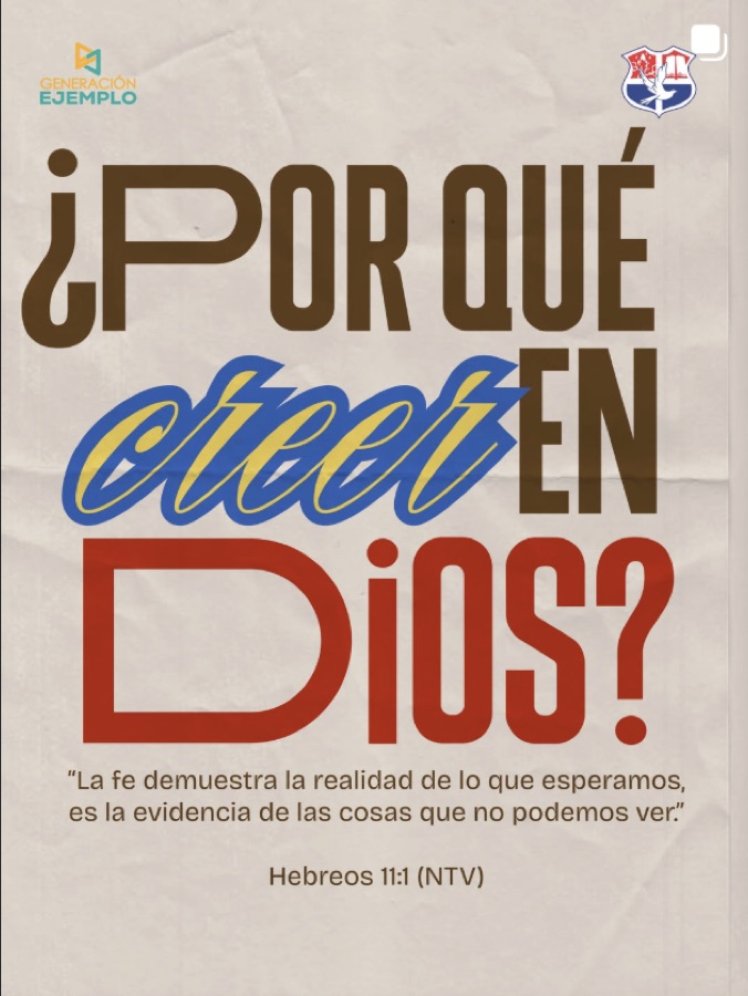Publicación con la pregunta por qué creen en Dios